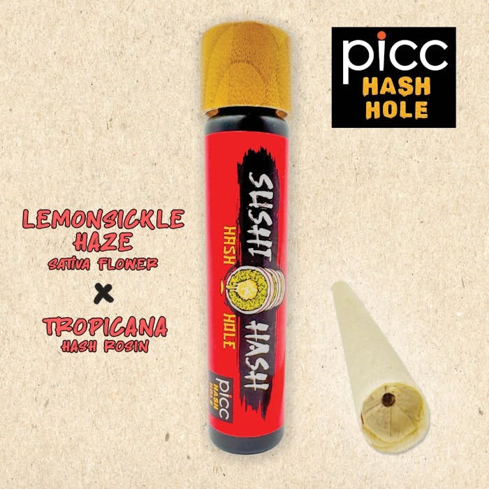 Product Sushi Hash - Lemonsicle Haze x Tropicana - 1g Hash Hole