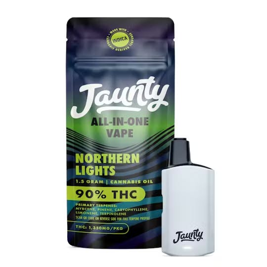 Jaunty Northern Lights 1.5g Palm Vape