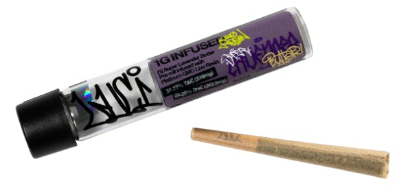 Super Lavendar Butter Live Resin Pre roll | Hybrid | Luci