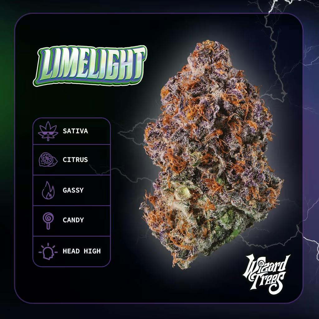 Wizard Trees Limelight 3.5g Indoor Flower