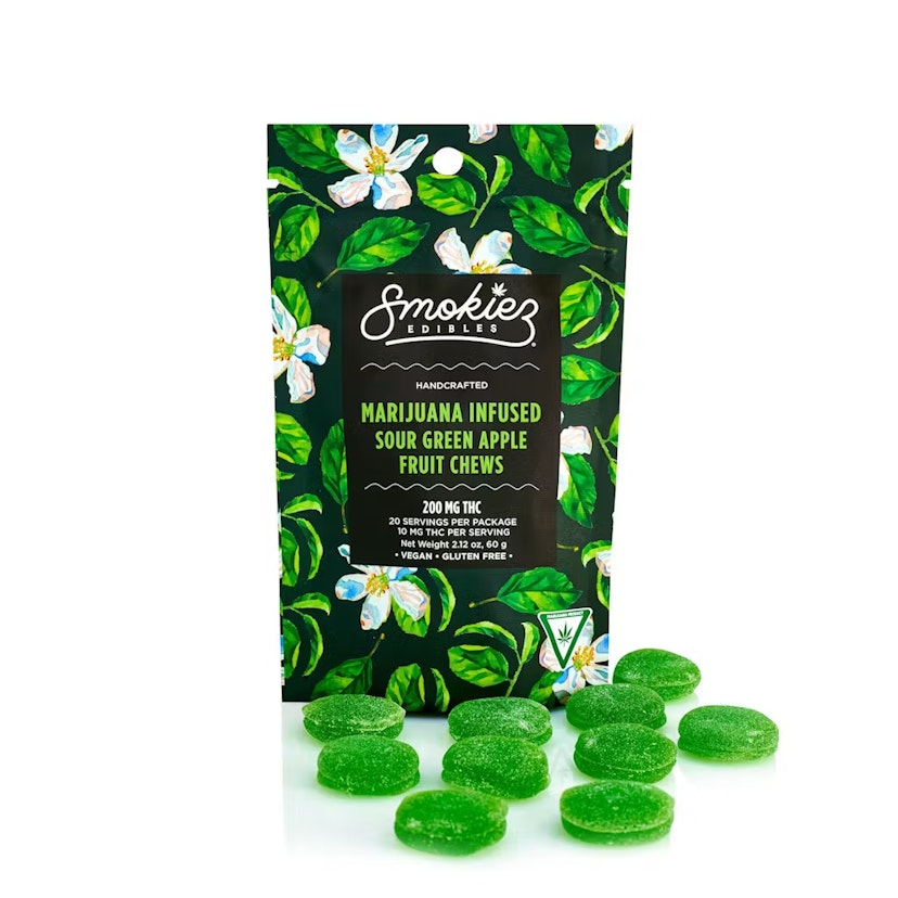 Smokiez | 200mg Gummies | Sour Green Apple