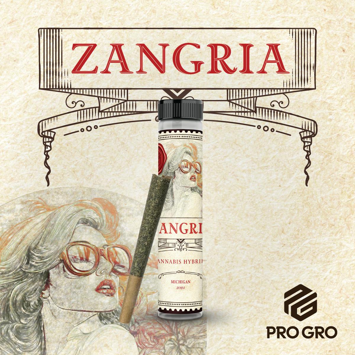 Pro Gro - 1g Preroll - Zangria