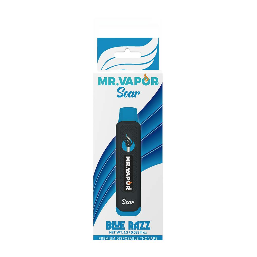 Product: MR. VAPOR | BLUE RAZZ - DISPOSABLE HYBRID