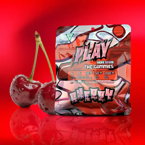 PLAY - 200mg Rosin Gummies - Cherry