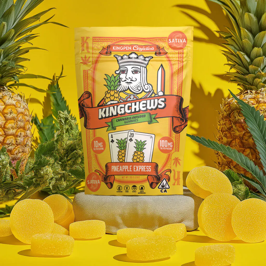 Kingchews Pineapple Express [10pk] (100mg) at Harborside (San Jose