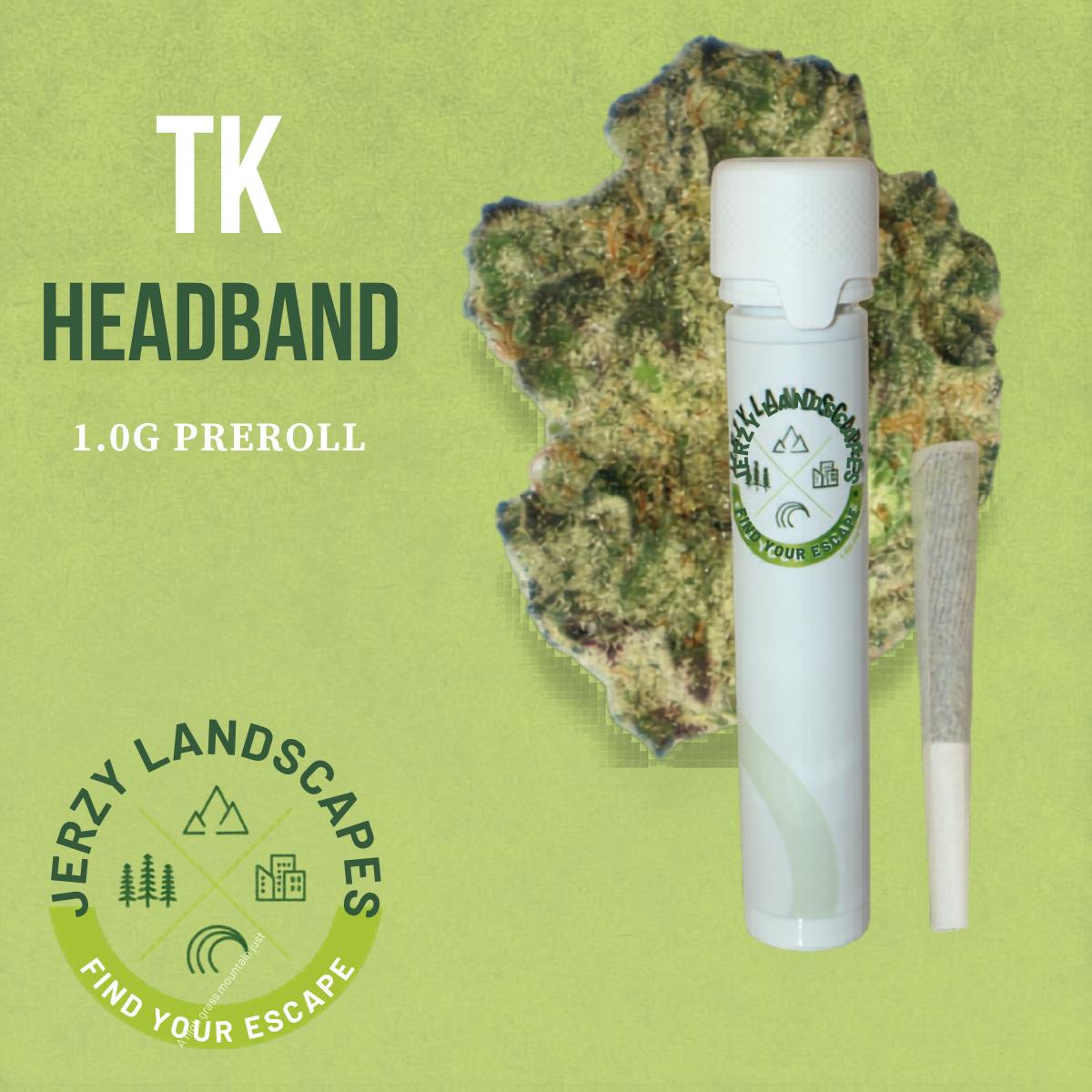 Jerzy Landscapes TK Headband | Pre-Roll | 1pk - High Rollers