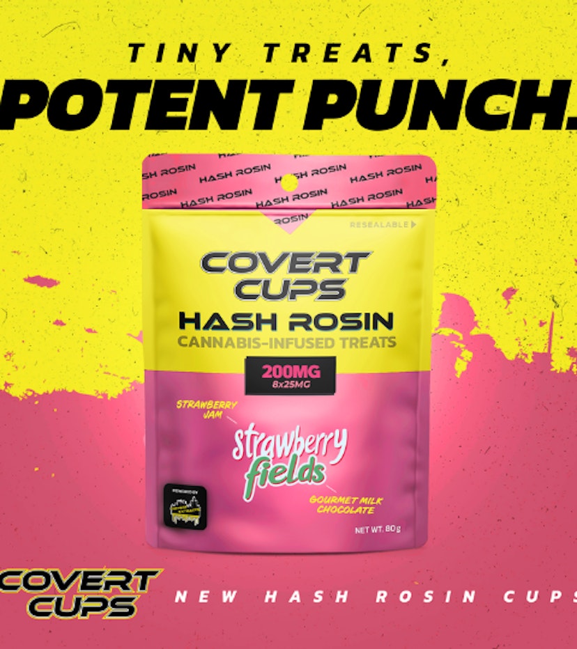 Covert Cups | 200mg Hash Rosin Cups | Strawberry Fields