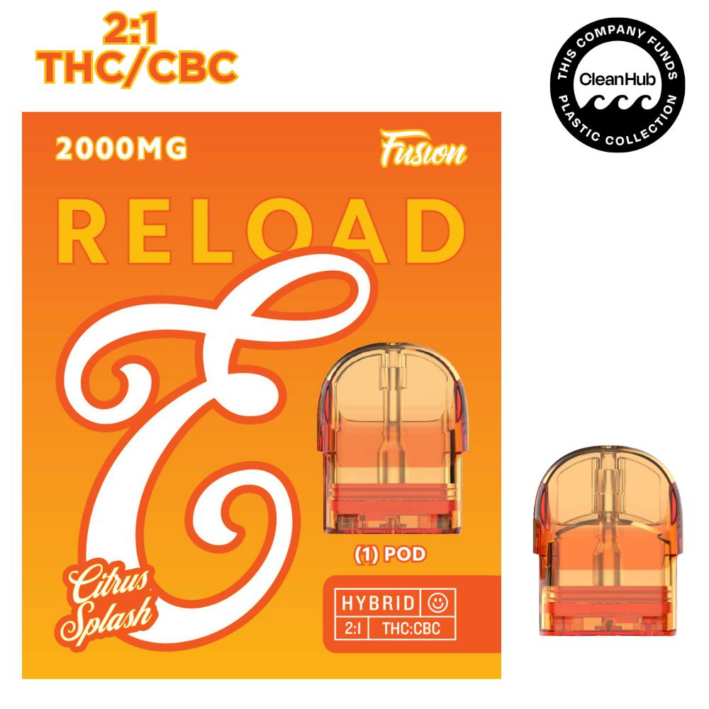RELOAD - 2g FUSION - Citrus Splash (2:1 THC/CBC)