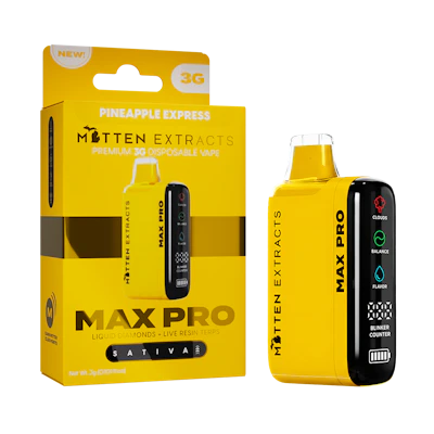 Mitten Extracts - 3g MAX PRO Disposable - Pineapple Express (S)