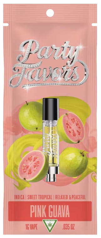 Party Favors Distillate Vape Cartridge - Pink Guava | NOXX Cannabis - Grand  Rapids Delivery