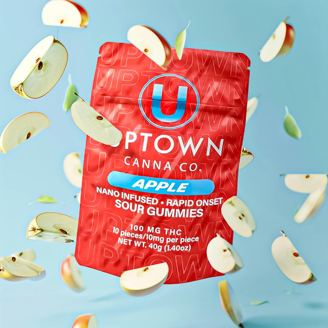 Uptown | Gummies | Apple | 10mg | 10 Pack | 100mg | Hybrid Uptown