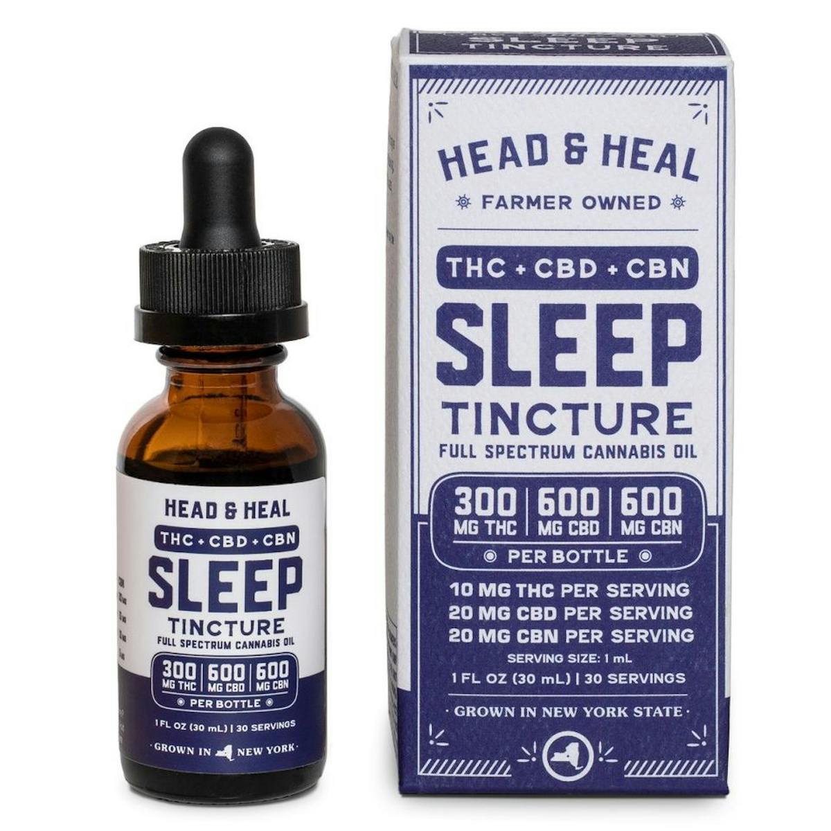 Photo of Head & Heal | Sleep 1:2:2 Tincture | 300mg CBD+CBN