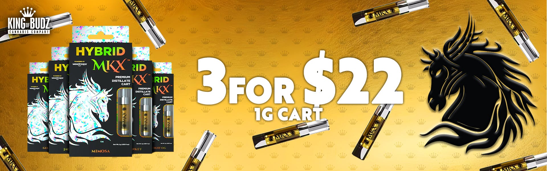 MKX - 1g 510 Carts - 3/$22