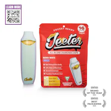 Berry White Jeeter All In One Diamonds Disposable | Pocket Ready | 1g | Indica