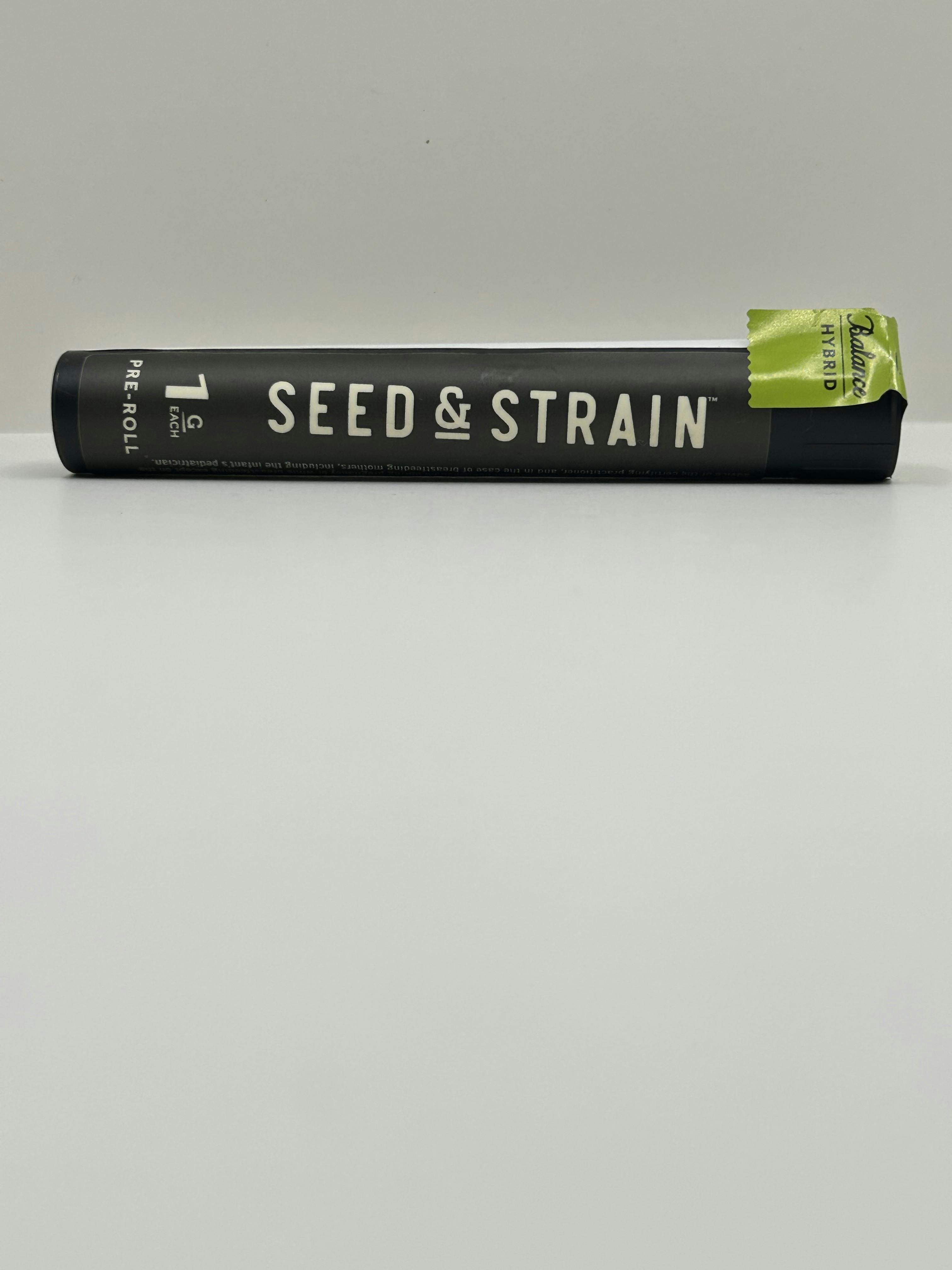 Photo of Seed & Strain – Strawnana Pre-Roll