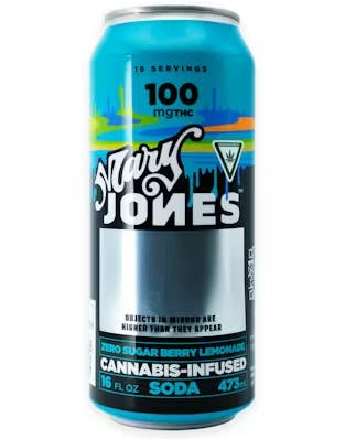 Product: Mary Jones | Berry Lemonade Zero Cannabis Infused Soda | 100mg