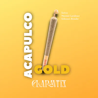 Acapulco Gold | 1g Straight Rolled Cannon | by Claravita - CNA Stores