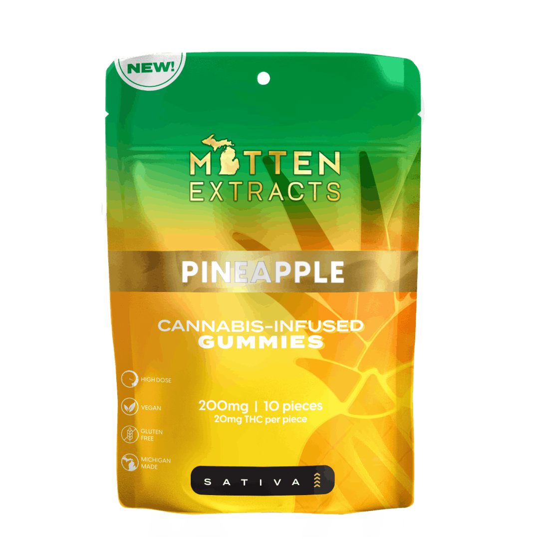 Product: MITTEN EXTRACTS | PINEAPPLE GUMMIES | 200MG
