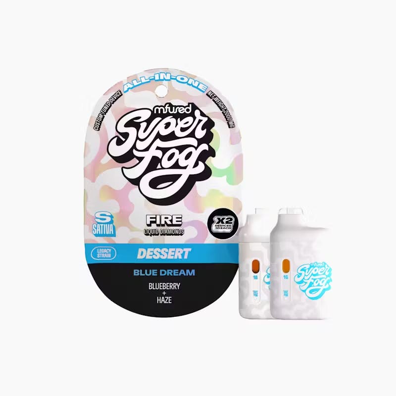 Super Fog | Blue Dream | Liquid Diamond AIO | 2pk | 2g
