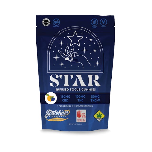 Highly satisfying sativa rosin with all natural flavors and a THC-V + CBD blend, for those who stay highly active, and crave a focused approach to their day time sesh! 15MG CBD, 10MG THC and 5mg THC-V per serving. 10 servings total. DOH Medically compliant.