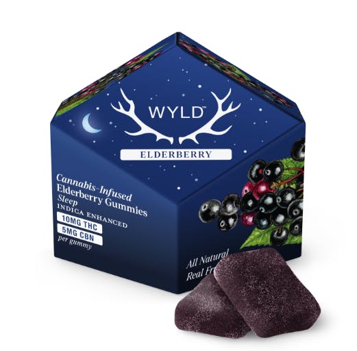 Elderberry 2:1 CBN + Indica Enhanced Gummies-1