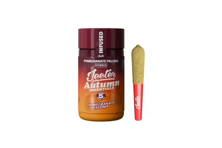 BABY JEETER QUAD POMEGRANATE PALOMA 5PK x 2.5G HYBRID by Jeeter – Pre-Rolls at Gatsby Cannabis