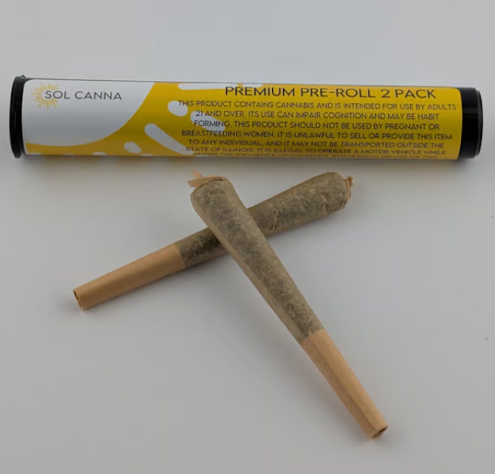 Product SOL Prerolls Infused - Hybrid Blend (2pk) 1g