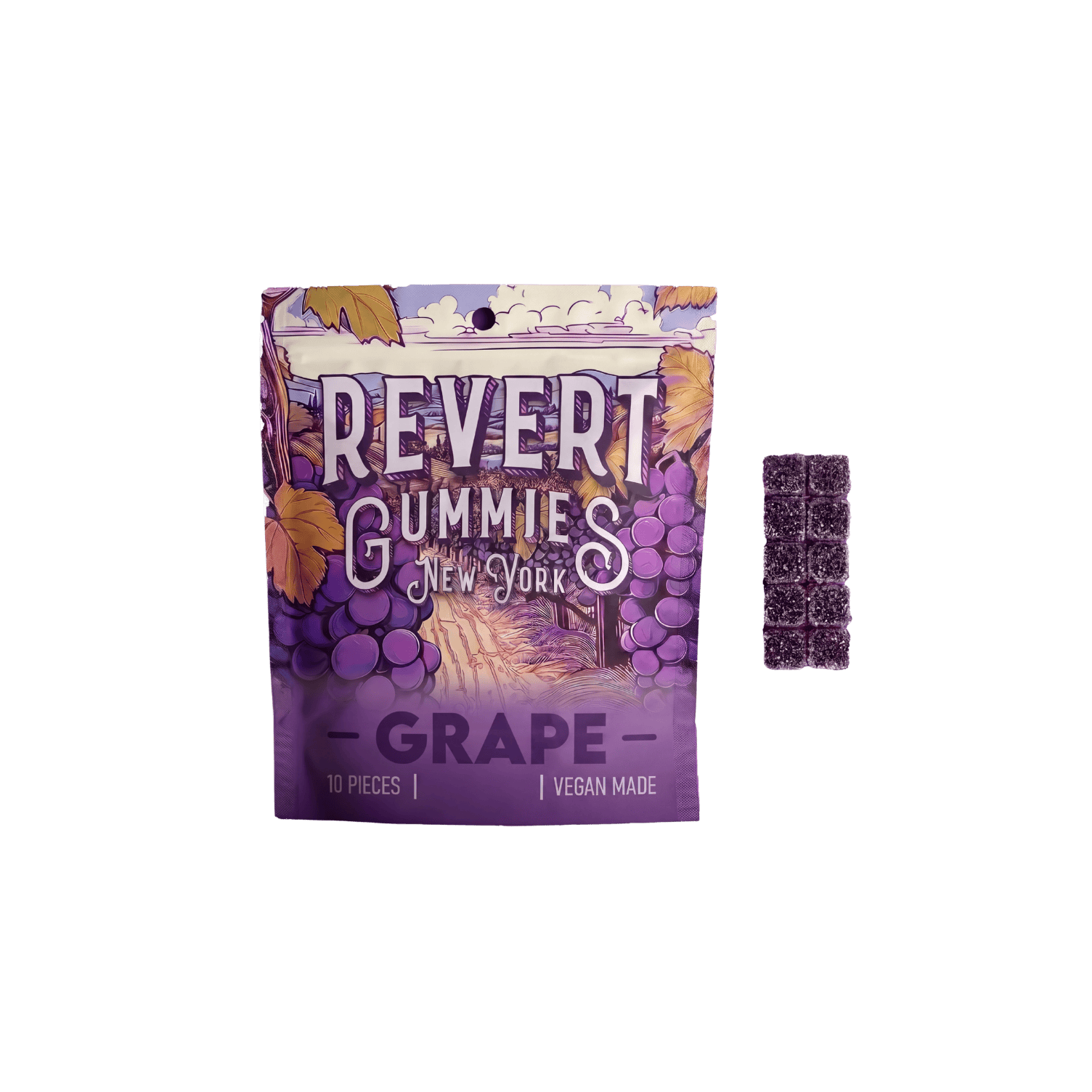 Revert Cannabis | Grape | 100mg | 10ct