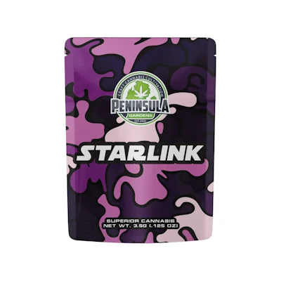 Peninsula - 3.5g Prepack - Starlink - FLOWER by Peninsula Gardens at King of Budz
