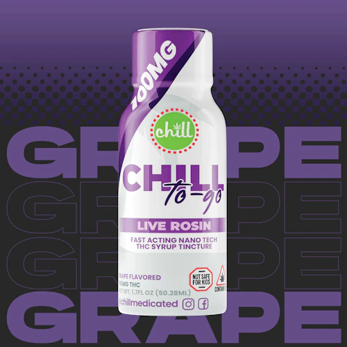 Chill Medicated - 100mg Live Rosin Syrup - Grape