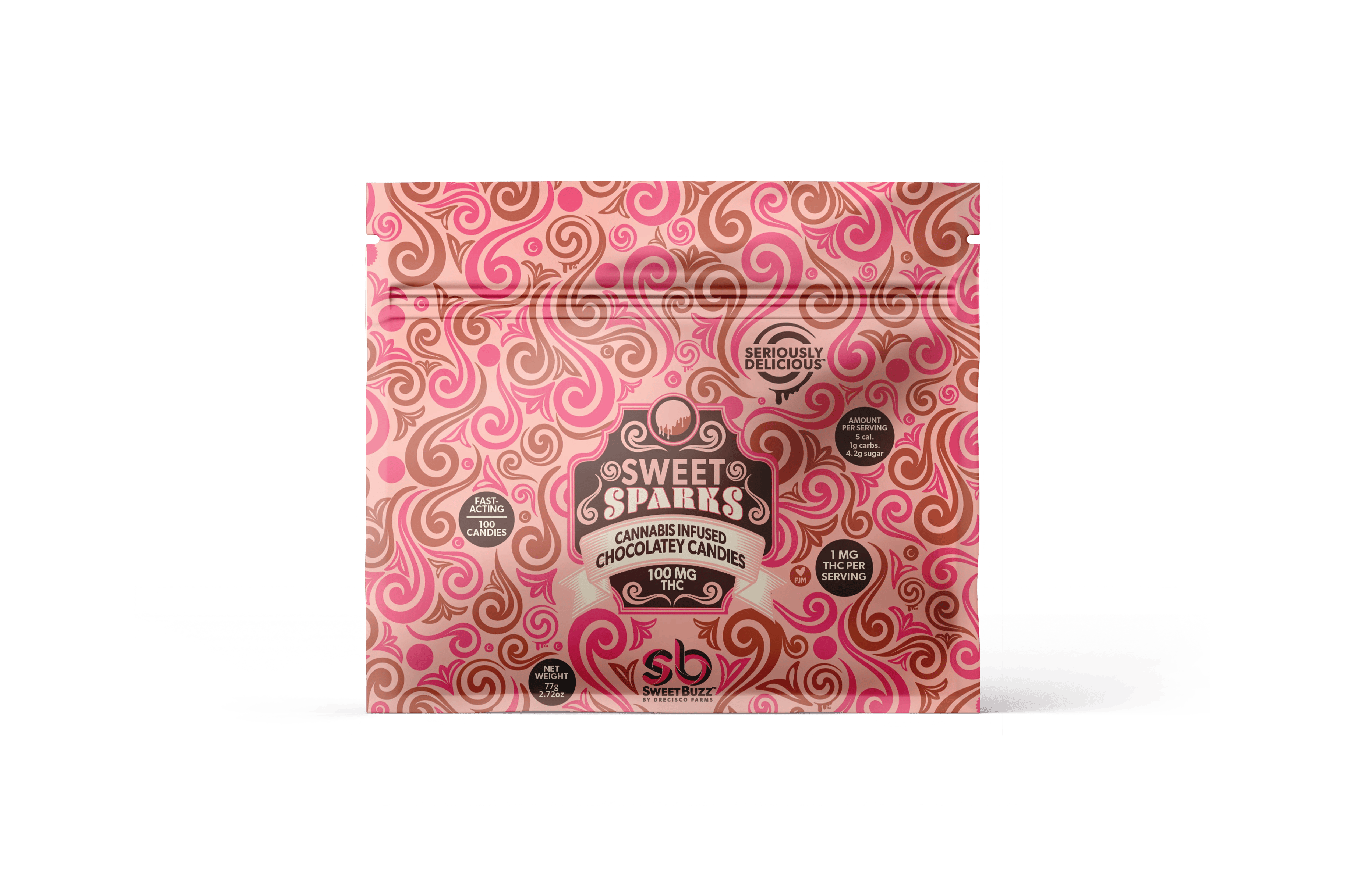 Product Sweet Sparks Chocolate Candies 100mg[100pk]
