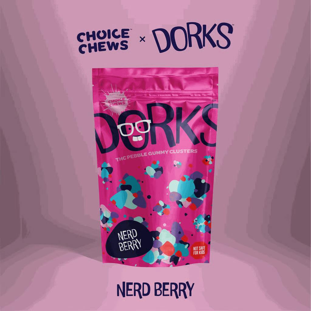 Product Nerd Berry Sativa Gummy Clusters | Edibles | 100mg