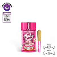 Baby Jeeter Strawberry SC Infused Pre-Roll 5-pack | 2.5g - product image at King of Budz