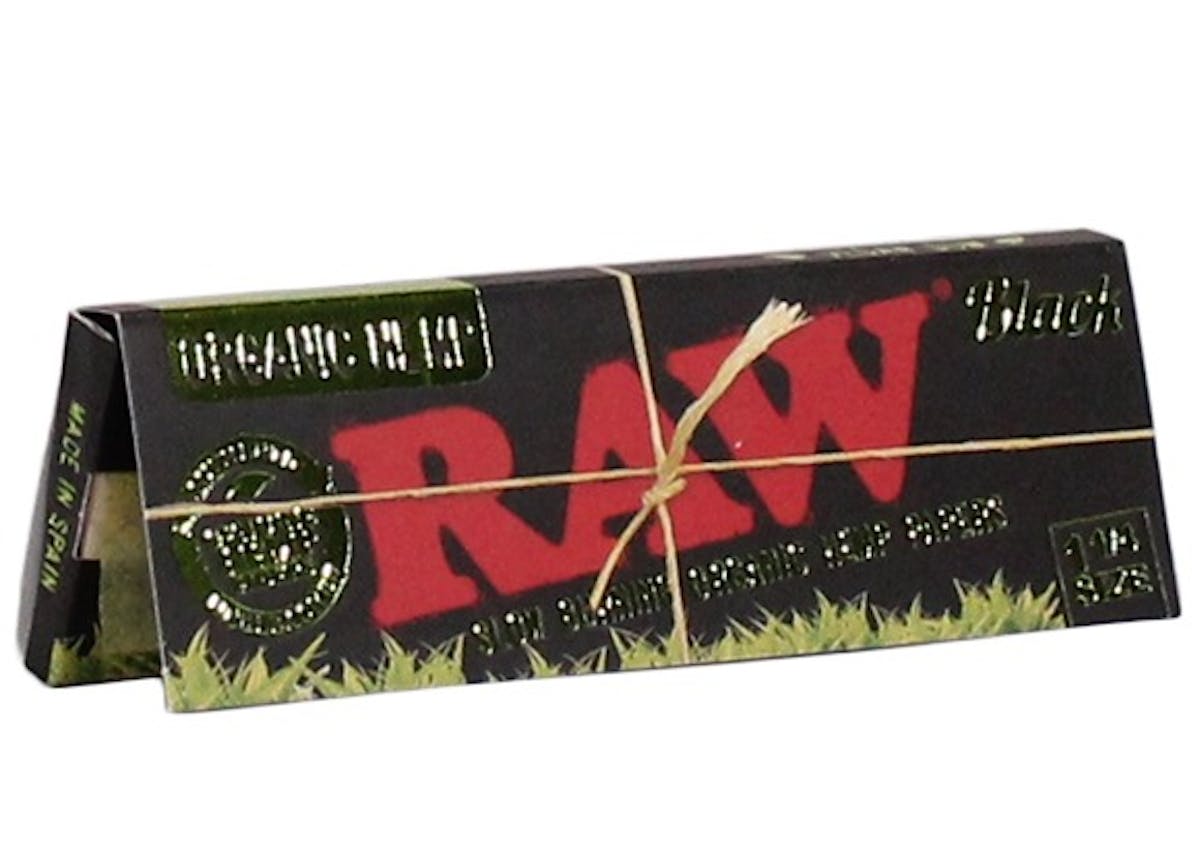 Photo of RAW | Black 1.25 Slow Buning Organic Hemp Papers – 32Pc