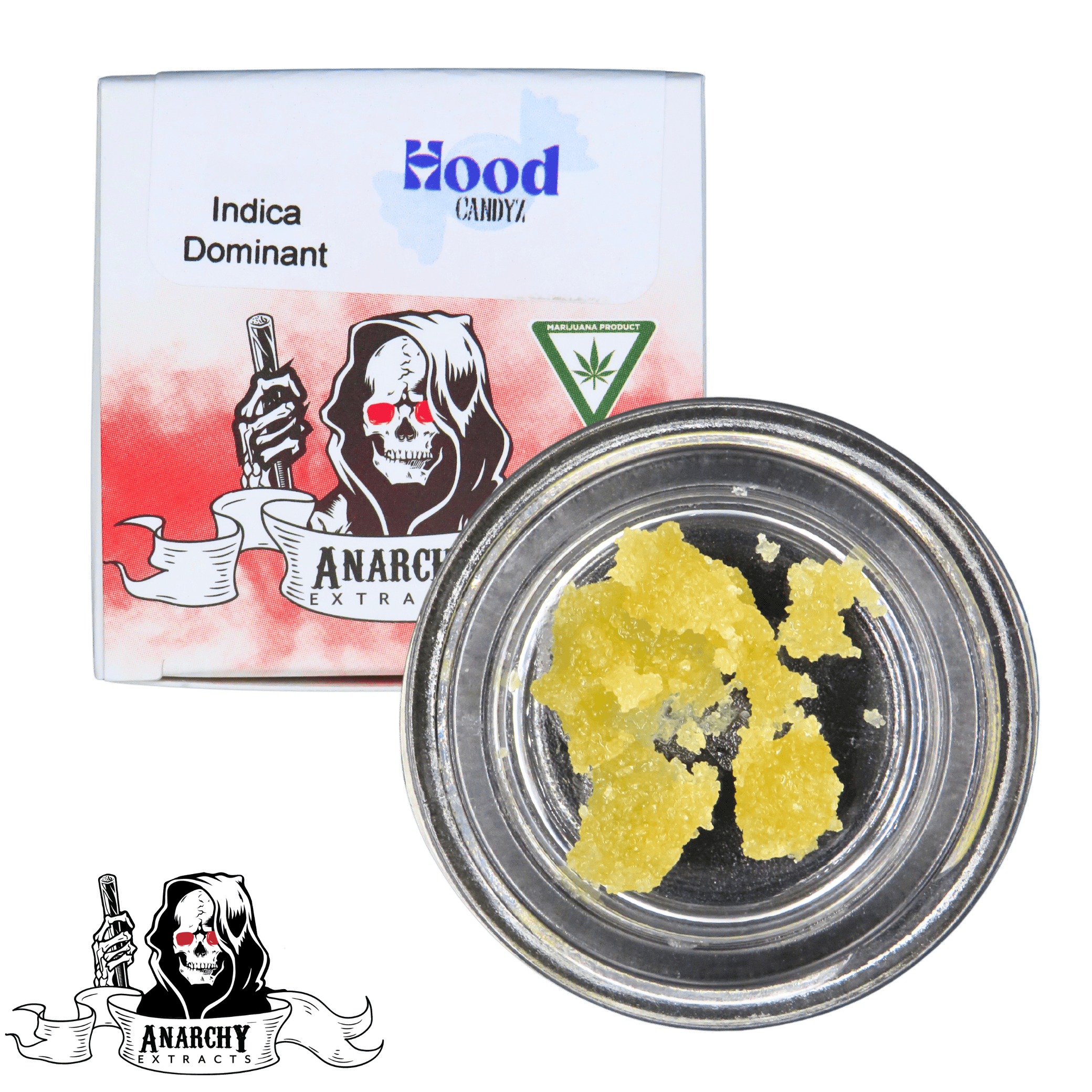 Product: Anarchy | Live Resin Sugar - 1g - Hood Candyz