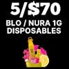 5/$70 | Disposables 