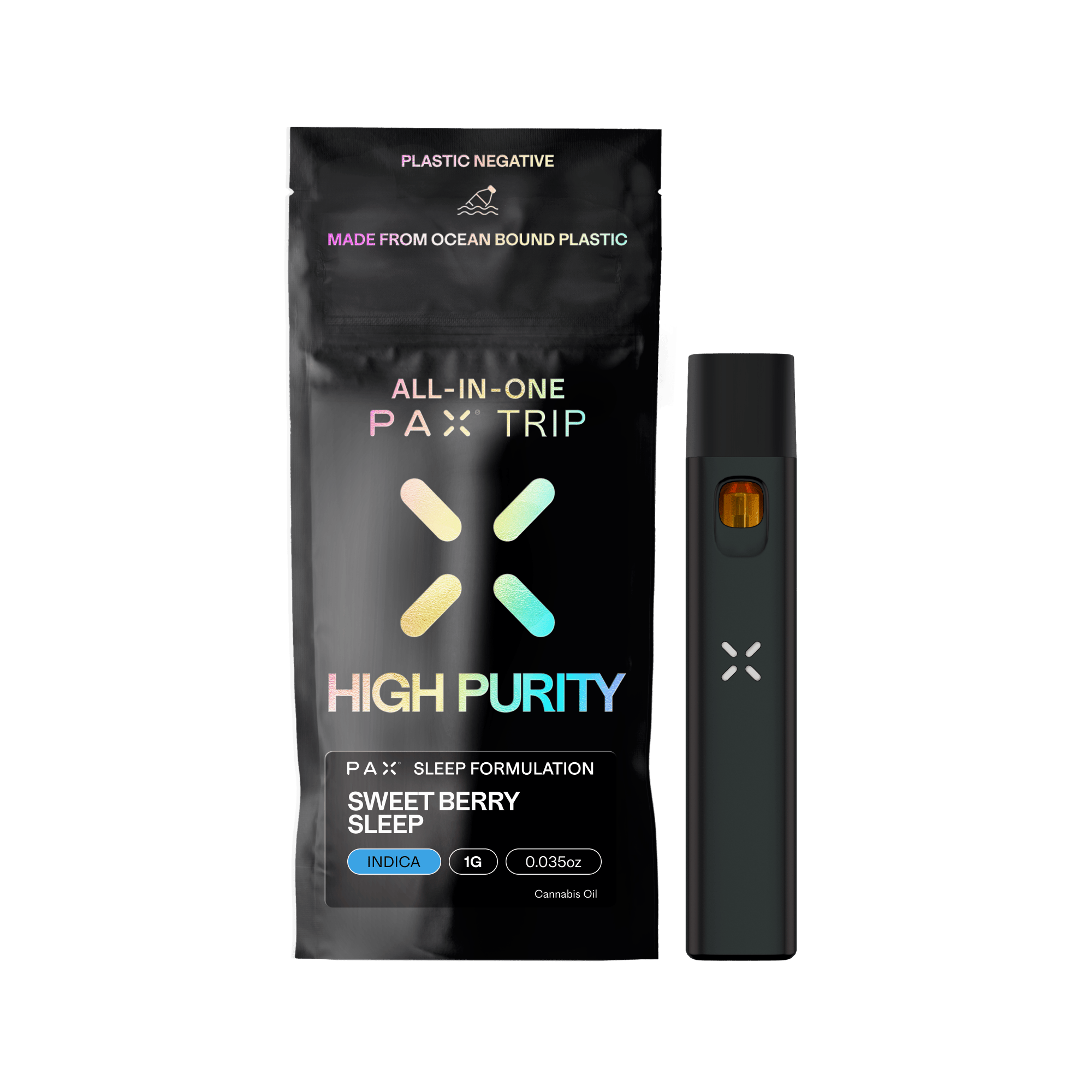 Pax | Sweet Berry Sleep | High Purity THC | AIO