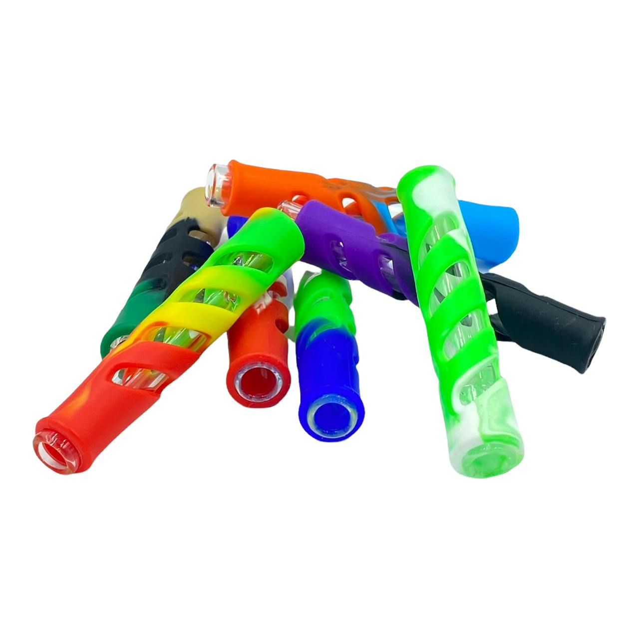 Product: 3.5" OG Glass Chillum with Silicone Cover
