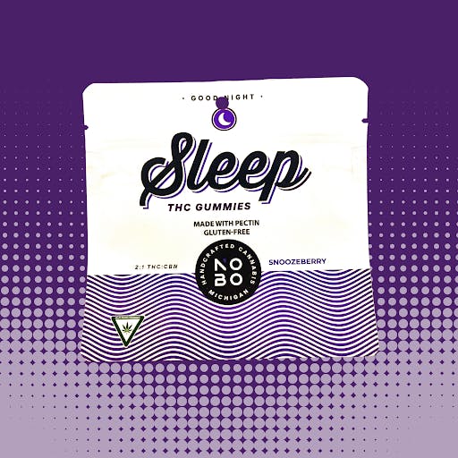 NOBO | Sleep - Snoozberry 2:1 | Gummies | 200mg THC:CBN | NOBO