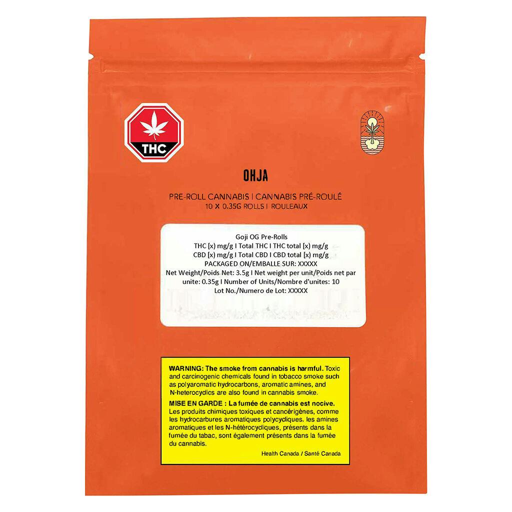 Ohja - goji og pre-roll - 10x0. 35g