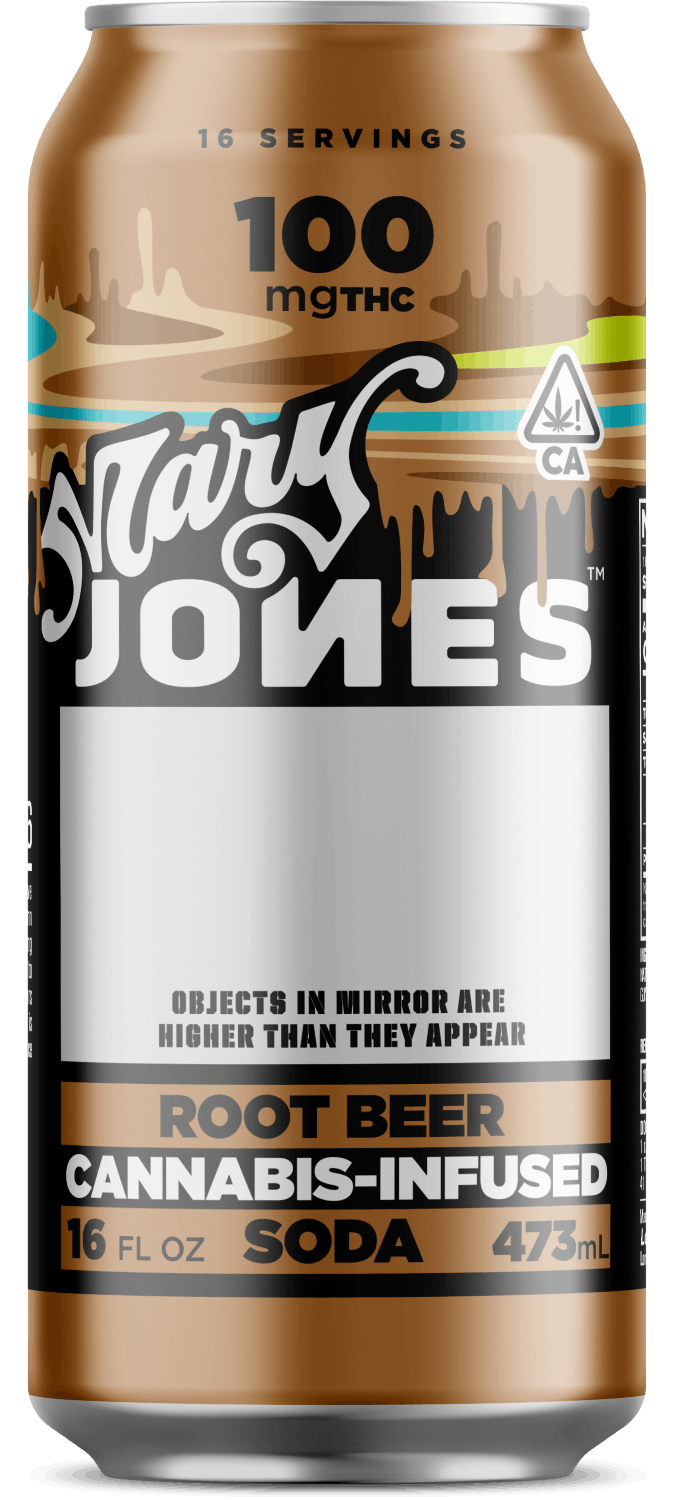 Product: Mary Jones | Root Beer Cannabis Infused Soda | 100mg