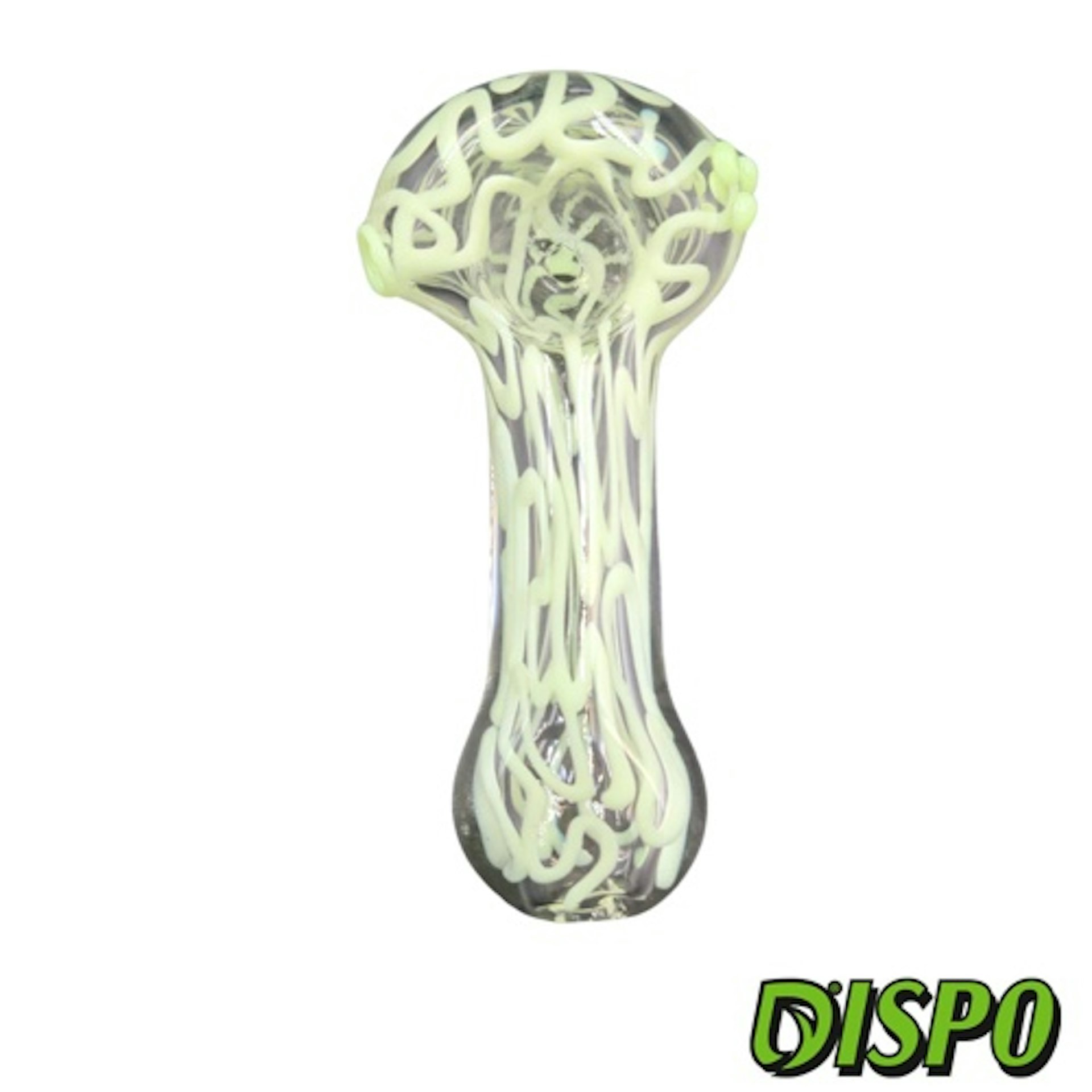 6" Glass Hand Pipe Fancy Design 130GM