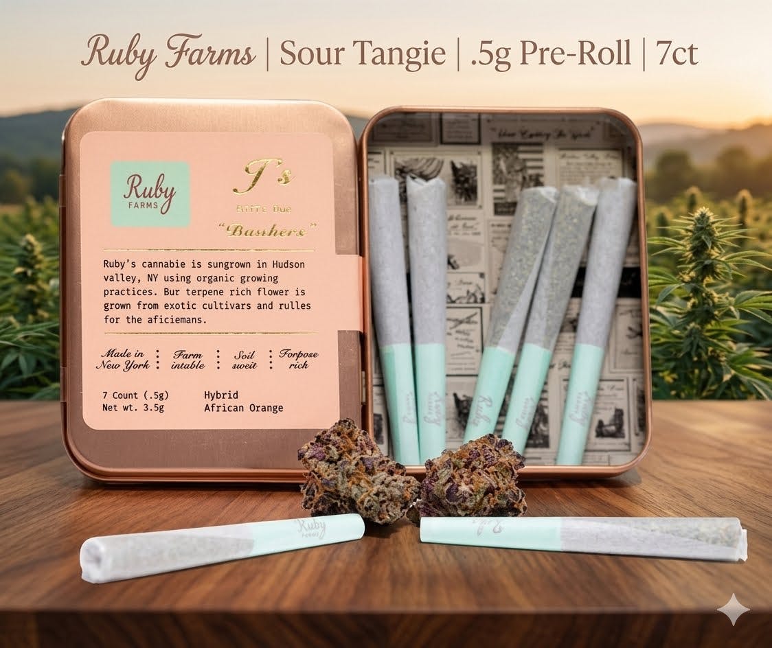 Product Ruby Farms | Sour Tangie | .5g Pre-Roll | 7ct