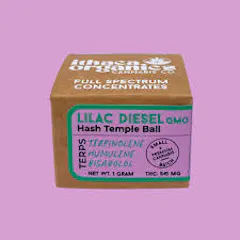ITHACA ORGANICS | LILAC DIESEL | 1 GRAM HASH TEMPLE BALL