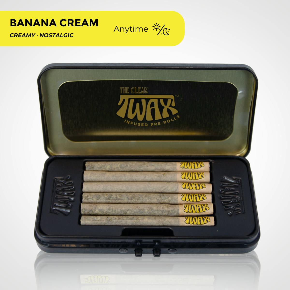nanobubbleトナー＆クリームセット Twax | Banana Cream | 5pk Infused PreRolls at Durango Organics