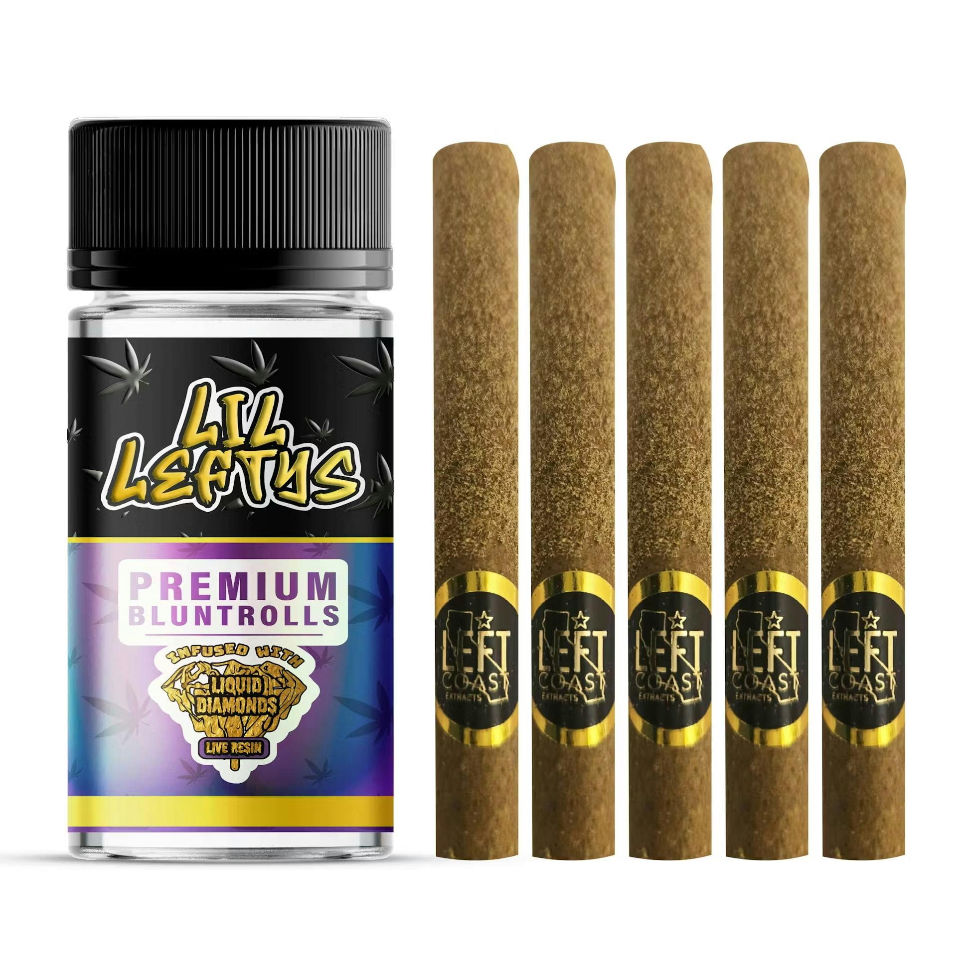 Left Coast Grape Cookies 5pk 6.5g Infused Blunts
