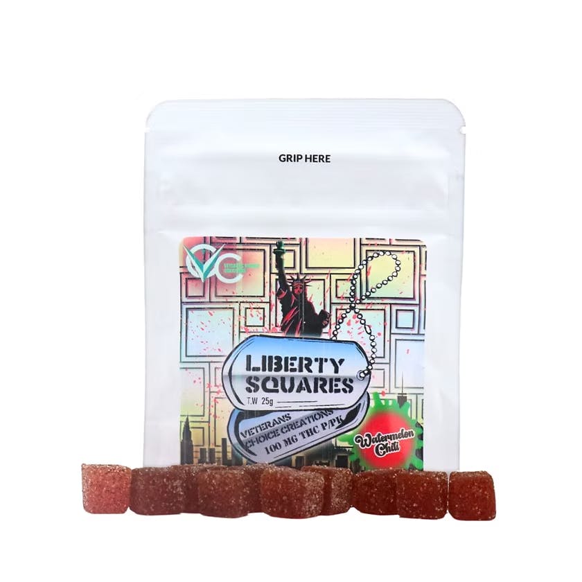 Photo of Liberty Squares | Watermelon Chili | 100mg