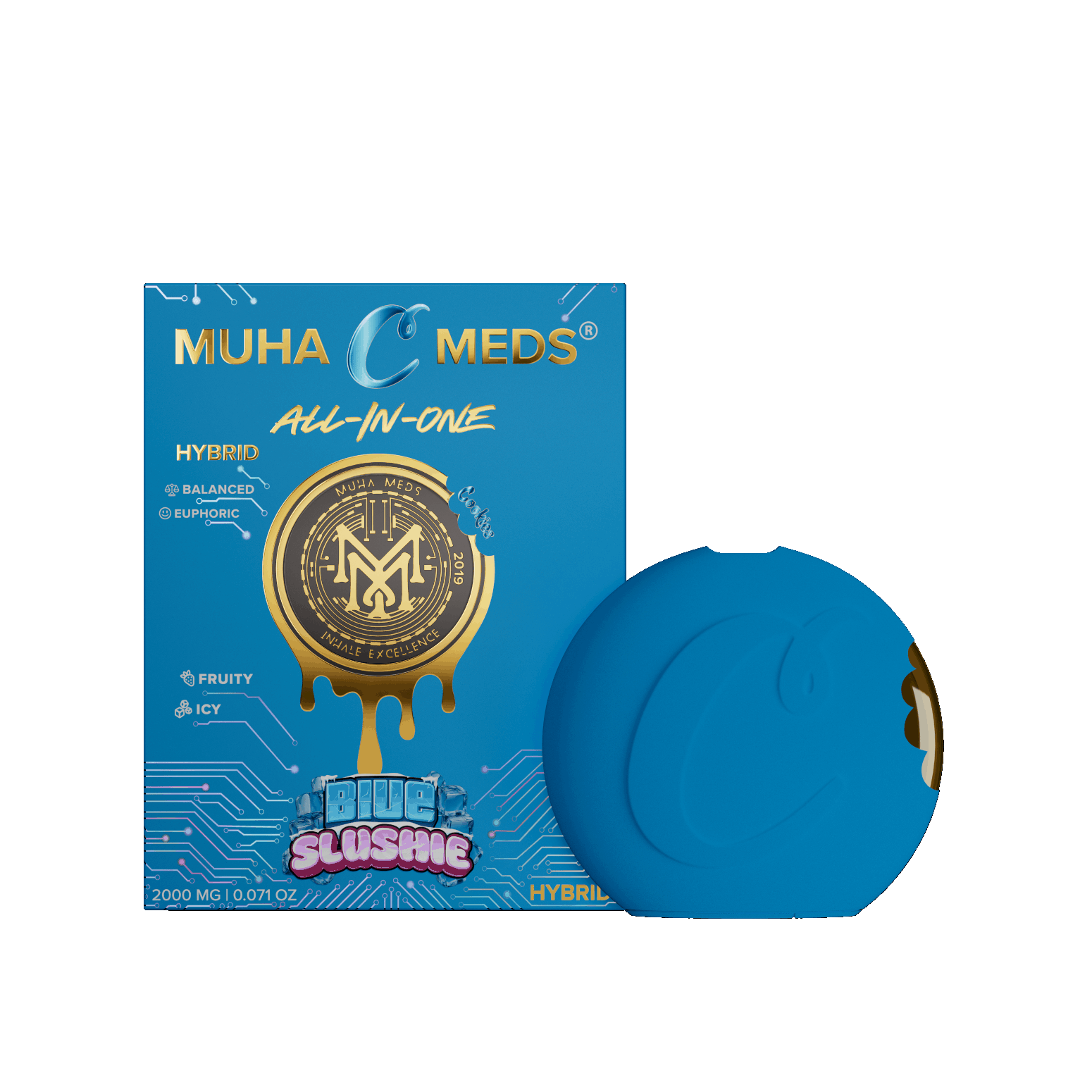 Muha Meds x Cookies | Disposable - 2g - Blue Slushie