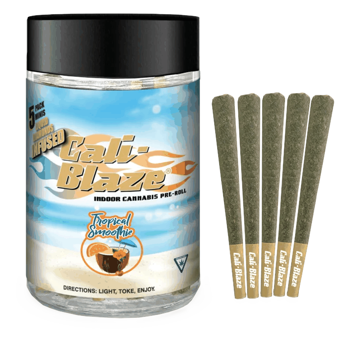 Tropical Smoothie Liquid Diamond Pre-Roll 5-Pack | 3.5g