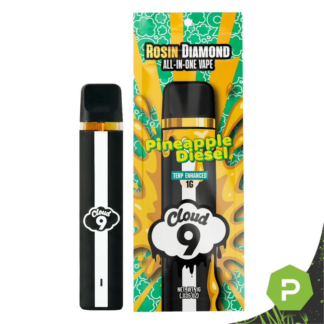 MINAMI ×CLANE DECORTE PUFF ALL IN ONE Cloud 9 Cloud 9 Live Rosin Diamond Disposable | Motown Pound Cake